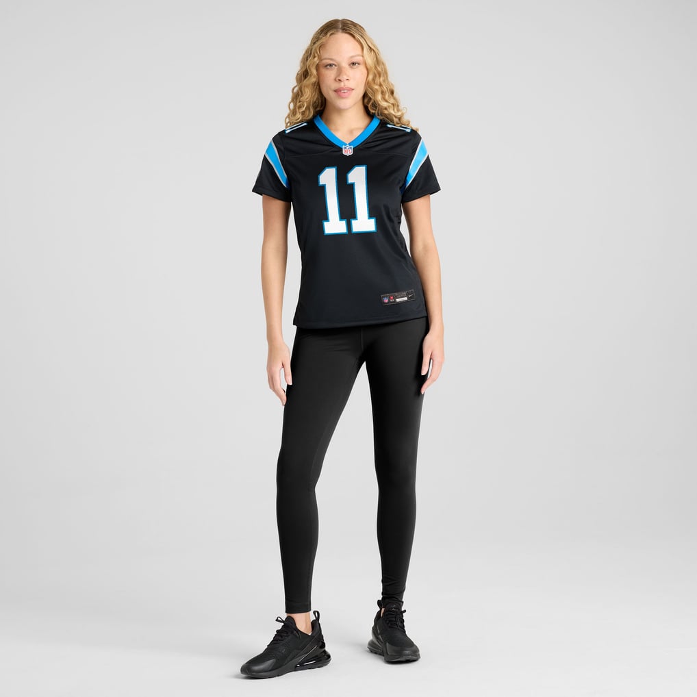 Women's Carolina Panthers Nic Scourton Nike Black Team Game Jersey - Image 5