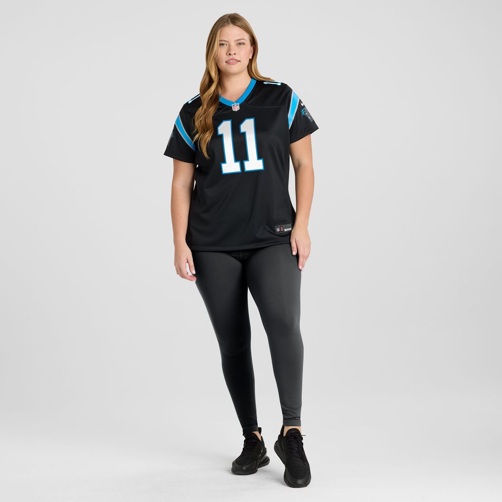 Women's Carolina Panthers Nic Scourton Nike Black Team Game Jersey - Image 7