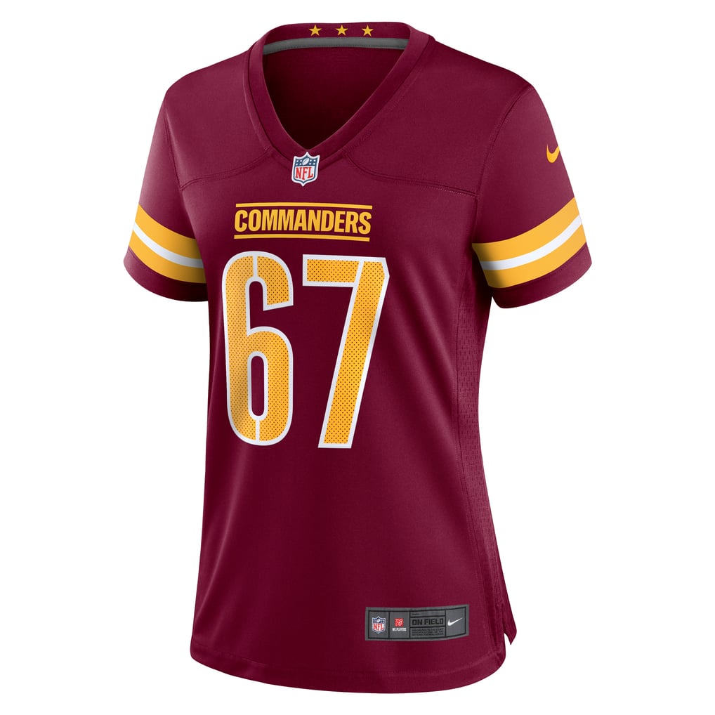 Women's Washington Commanders Nick Allegretti Nike  Burgundy  Game Jersey - Image 3