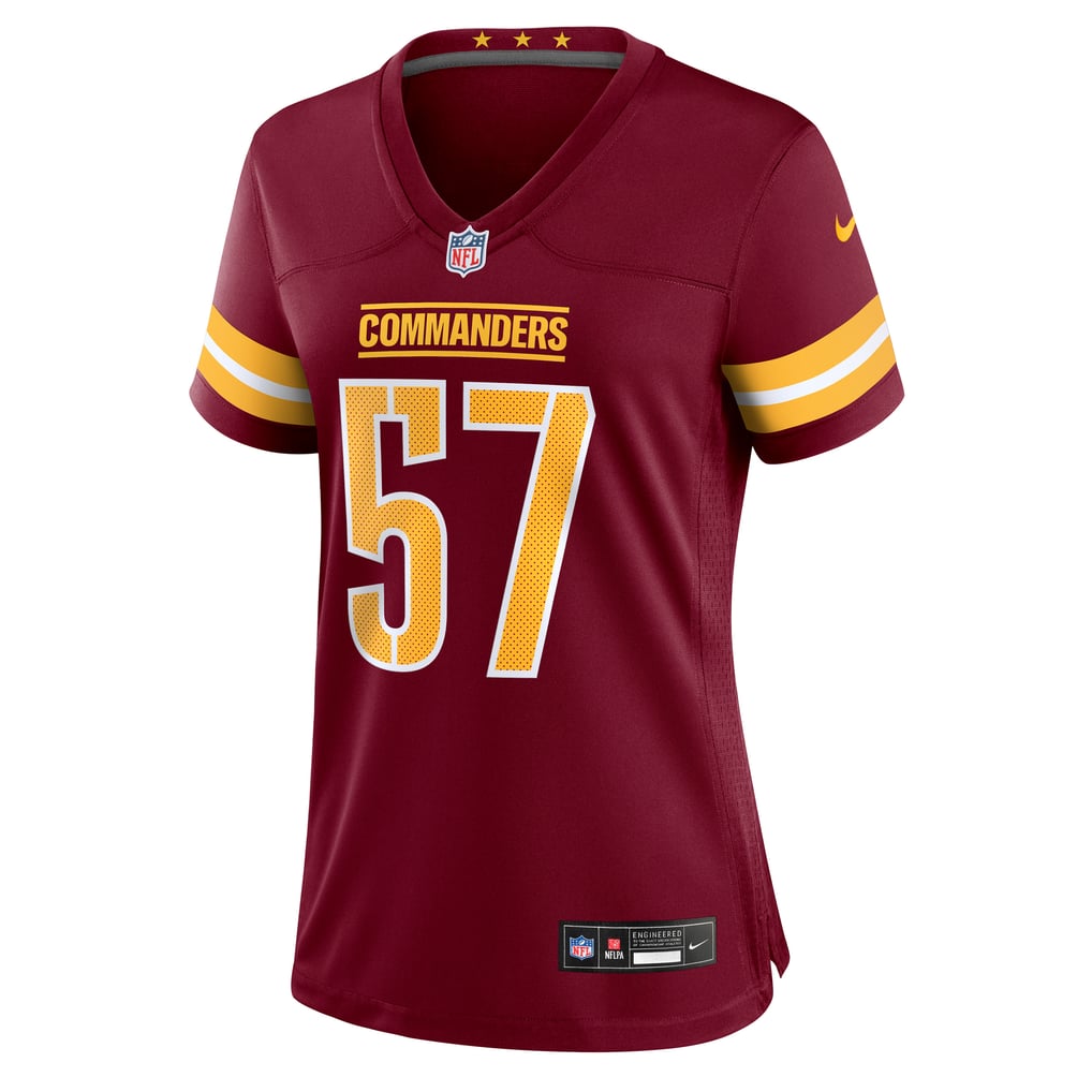 Women's Washington Commanders Nick Bellore Nike  Burgundy Team Game Jersey - Image 3