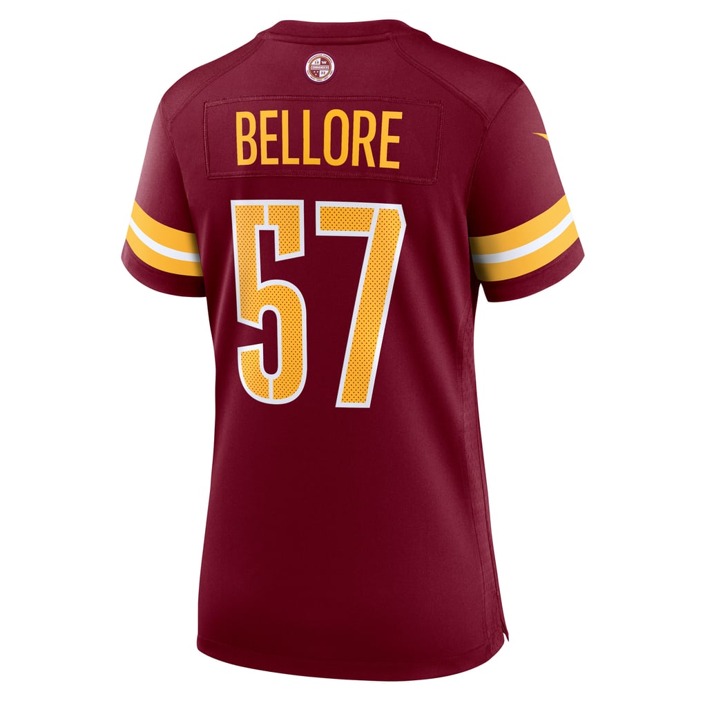 Women's Washington Commanders Nick Bellore Nike  Burgundy Team Game Jersey - Image 4