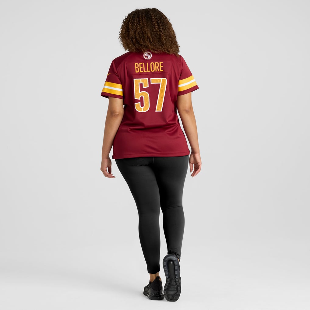 Women's Washington Commanders Nick Bellore Nike  Burgundy Team Game Jersey - Image 8