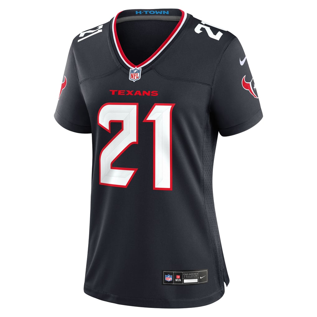 Women's Houston Texans Nick Chubb Nike  Navy Team Game Jersey - Image 3