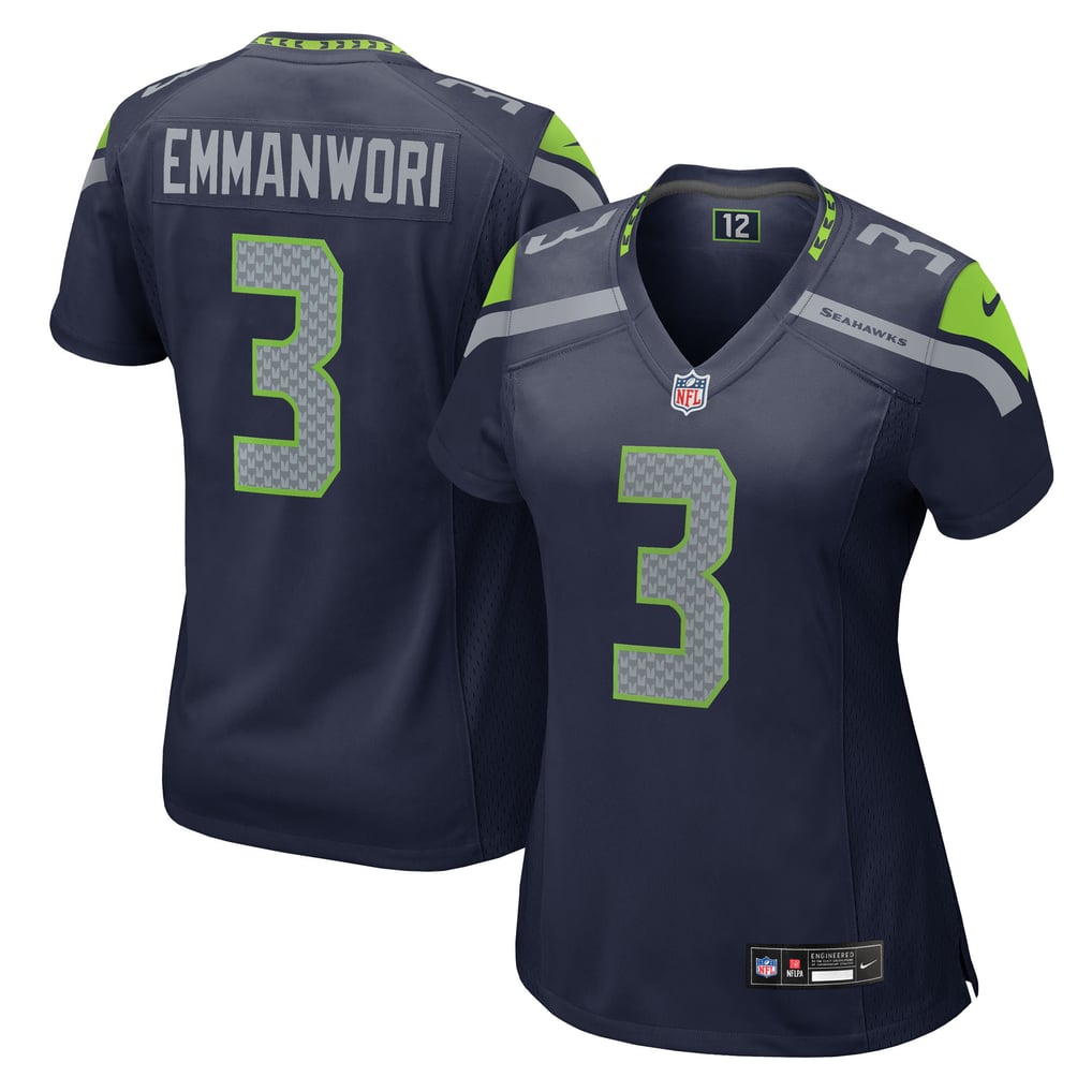 Women's Seattle Seahawks Nick Emmanwori Nike  College Navy Team Game Jersey - Image 1