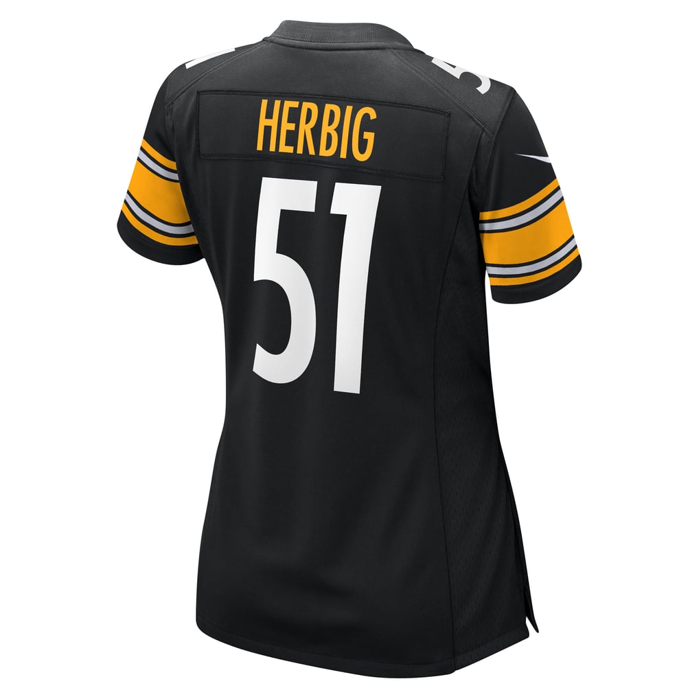 Women's Pittsburgh Steelers Nick Herbig Nike  Black  Game Jersey - Image 4