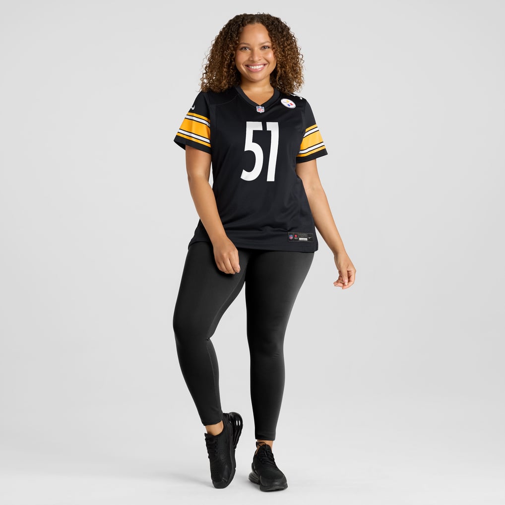 Women's Pittsburgh Steelers Nick Herbig Nike  Black  Game Jersey - Image 7