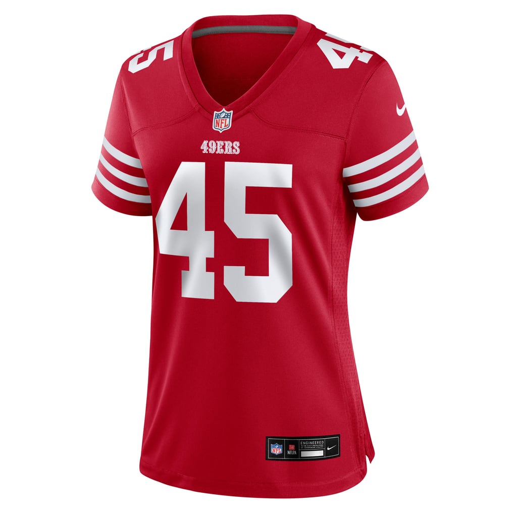 Women's San Francisco 49ers Nick Martin Nike  Scarlet Team Game Jersey - Image 3