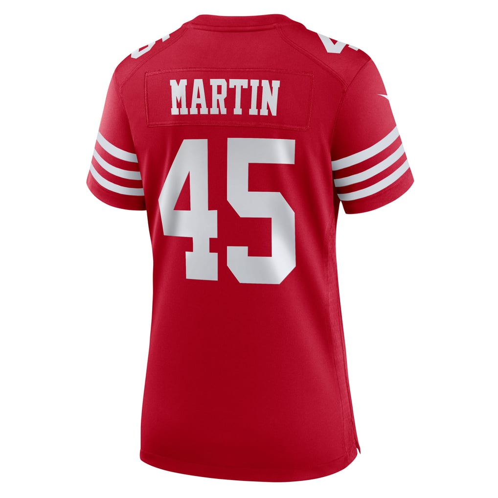 Women's San Francisco 49ers Nick Martin Nike  Scarlet Team Game Jersey - Image 4