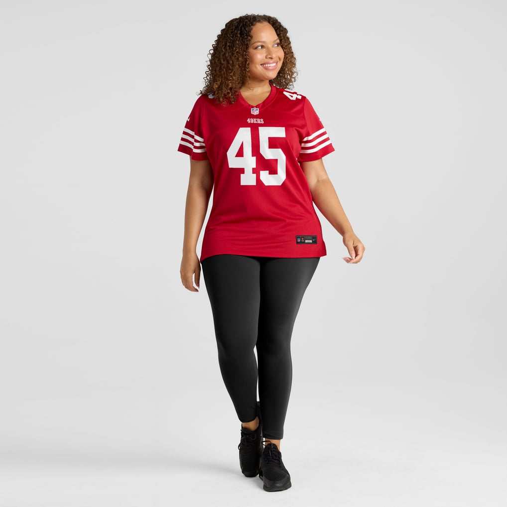 Women's San Francisco 49ers Nick Martin Nike  Scarlet Team Game Jersey - Image 7