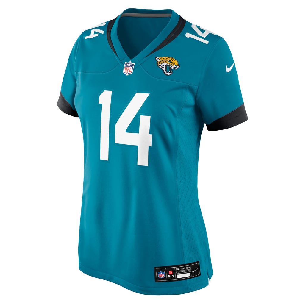 Women's Jacksonville Jaguars Nick Mullens Nike  Teal Team Game Jersey - Image 3