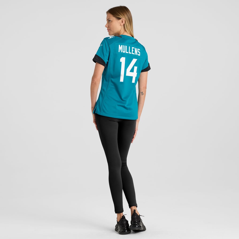Women's Jacksonville Jaguars Nick Mullens Nike  Teal Team Game Jersey - Image 6
