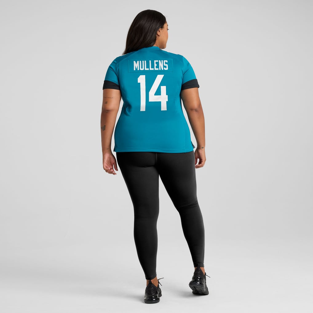 Women's Jacksonville Jaguars Nick Mullens Nike  Teal Team Game Jersey - Image 8