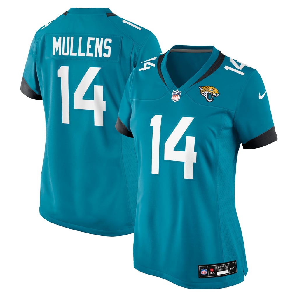 Women's Jacksonville Jaguars Nick Mullens Nike  Teal Team Game Jersey - Image 1