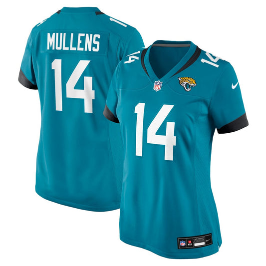 Women's Jacksonville Jaguars Nick Mullens Nike  Teal Team Game Jersey - Image 1