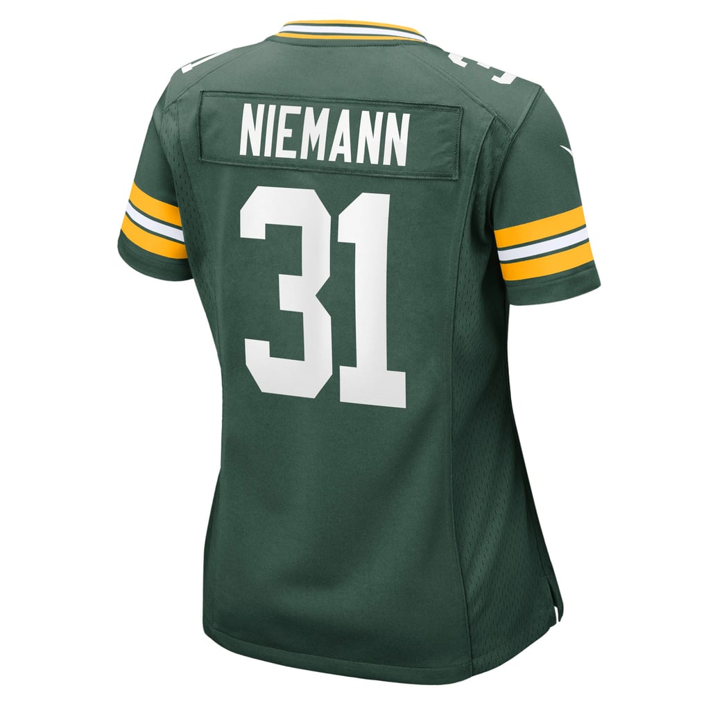 Women's Green Bay Packers Nick Niemann Nike  Green Team Game Jersey - Image 4