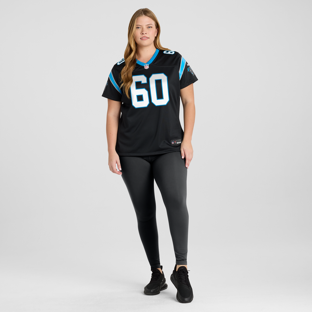 Women's Carolina Panthers Nick Samac Nike Black Team Game Jersey - Image 7