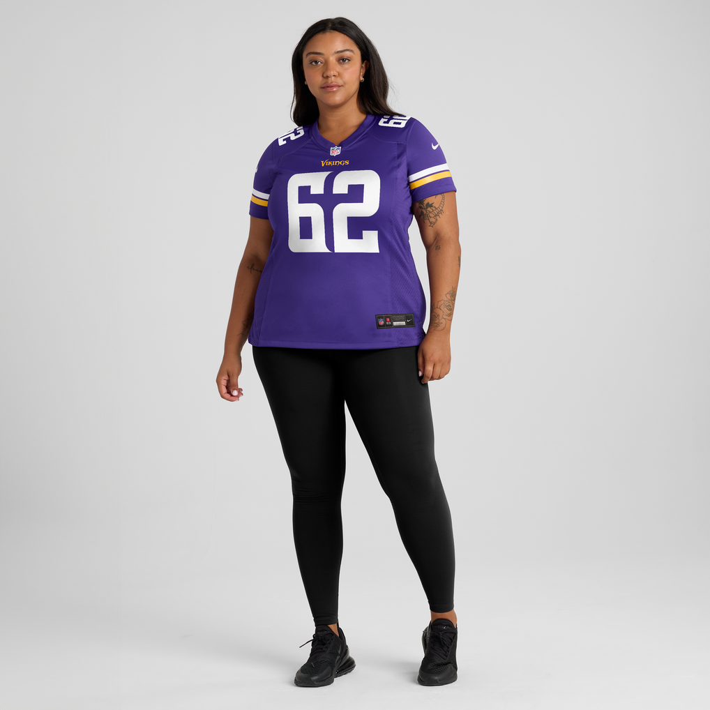 Women's Minnesota Vikings Nick Samac Nike Purple Team Game Jersey - Image 5