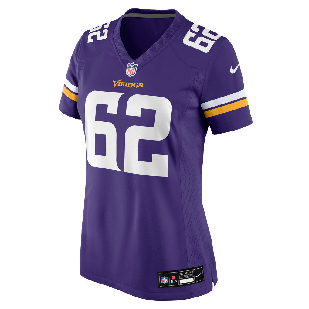 Women's Minnesota Vikings Nick Samac Nike Purple Team Game Jersey - Image 7