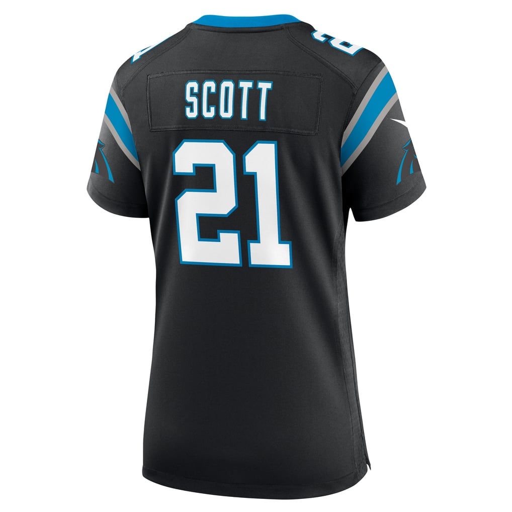 Women's Carolina Panthers Nick Scott Nike Black Game Jersey - Image 4