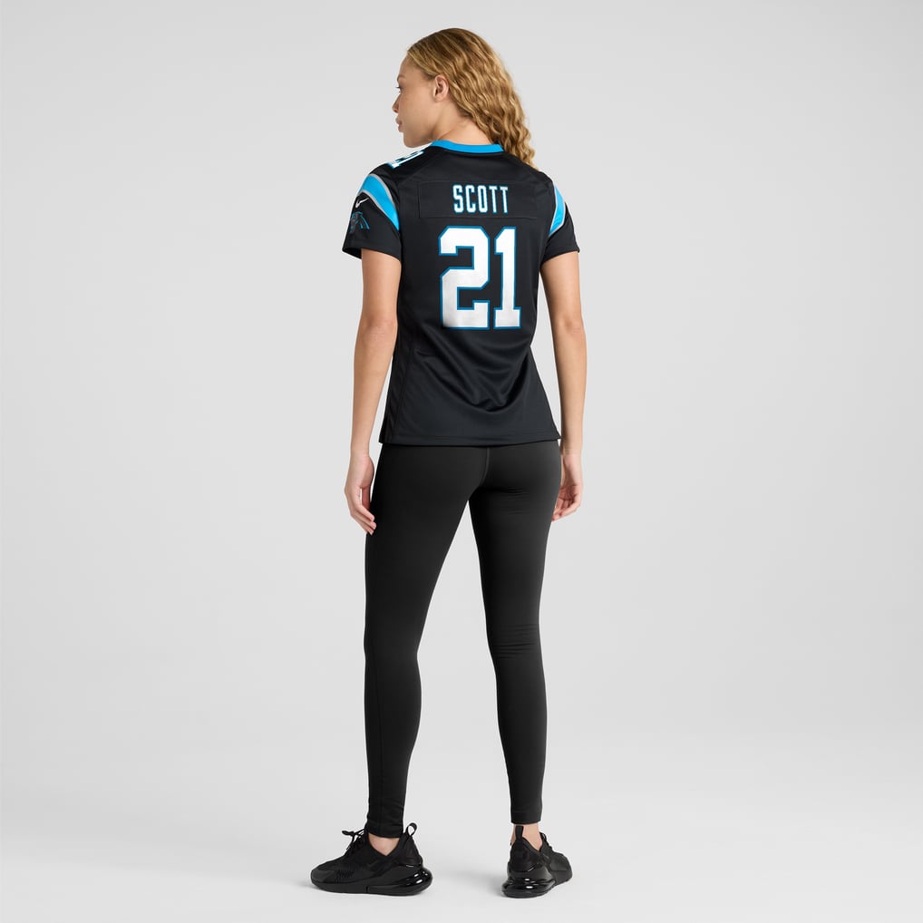 Women's Carolina Panthers Nick Scott Nike Black Game Jersey - Image 6