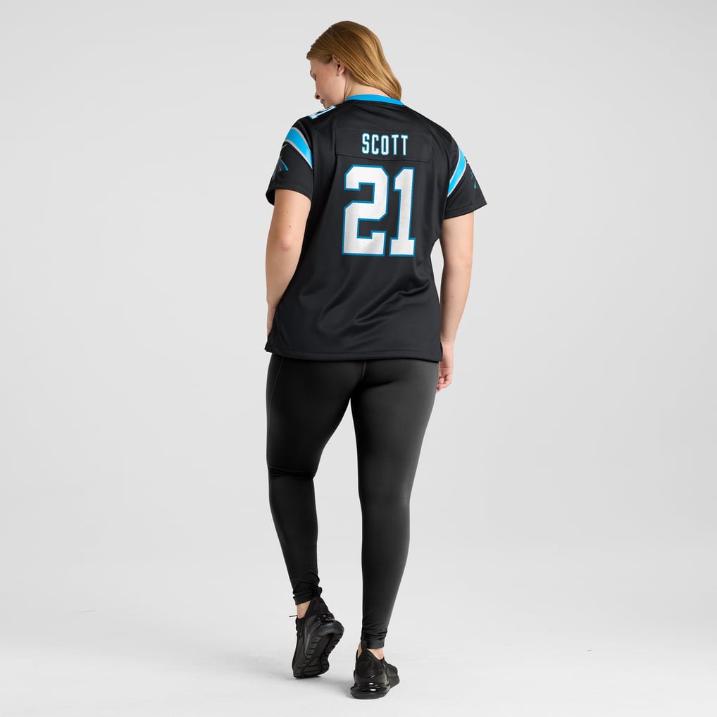Women's Carolina Panthers Nick Scott Nike Black Game Jersey - Image 8