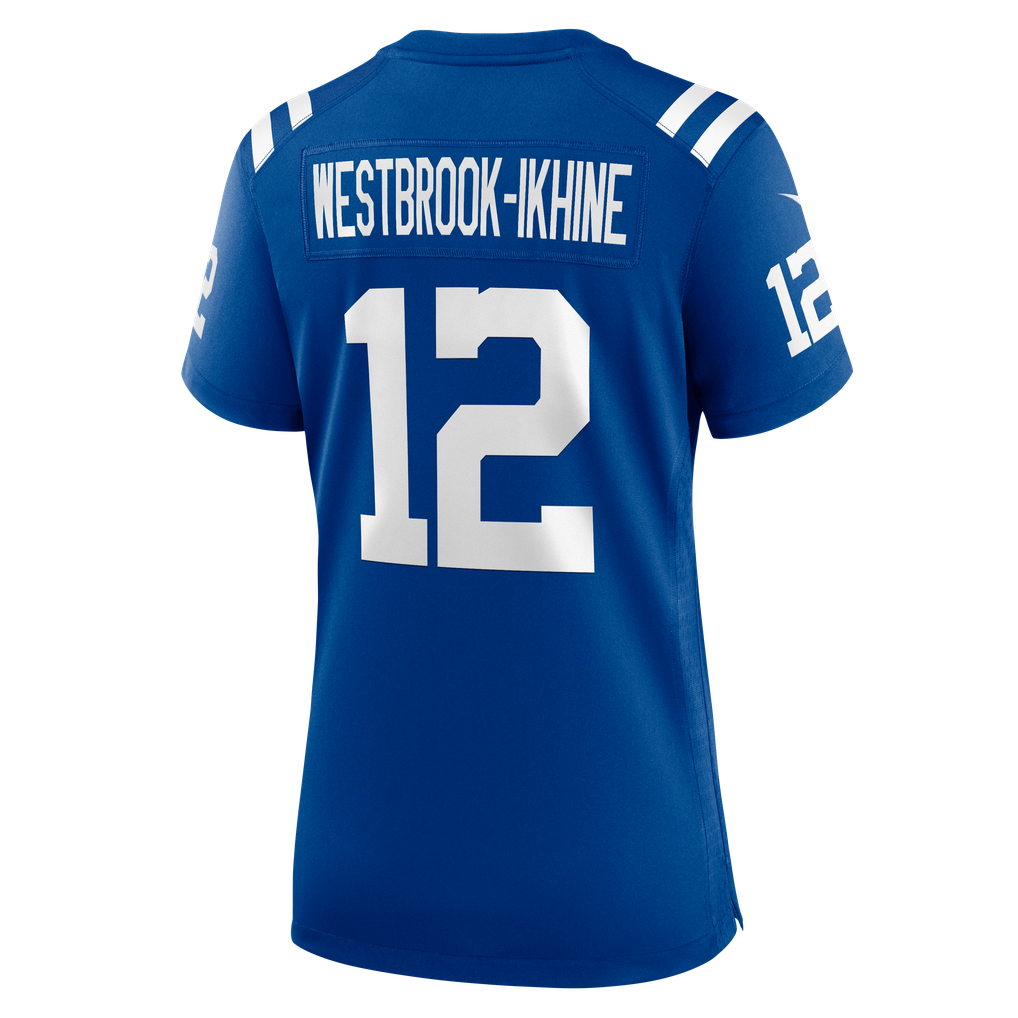 Women's Indianapolis Colts Nick Westbrook-Ikhine Nike Royal Team Game Jersey - Image 8
