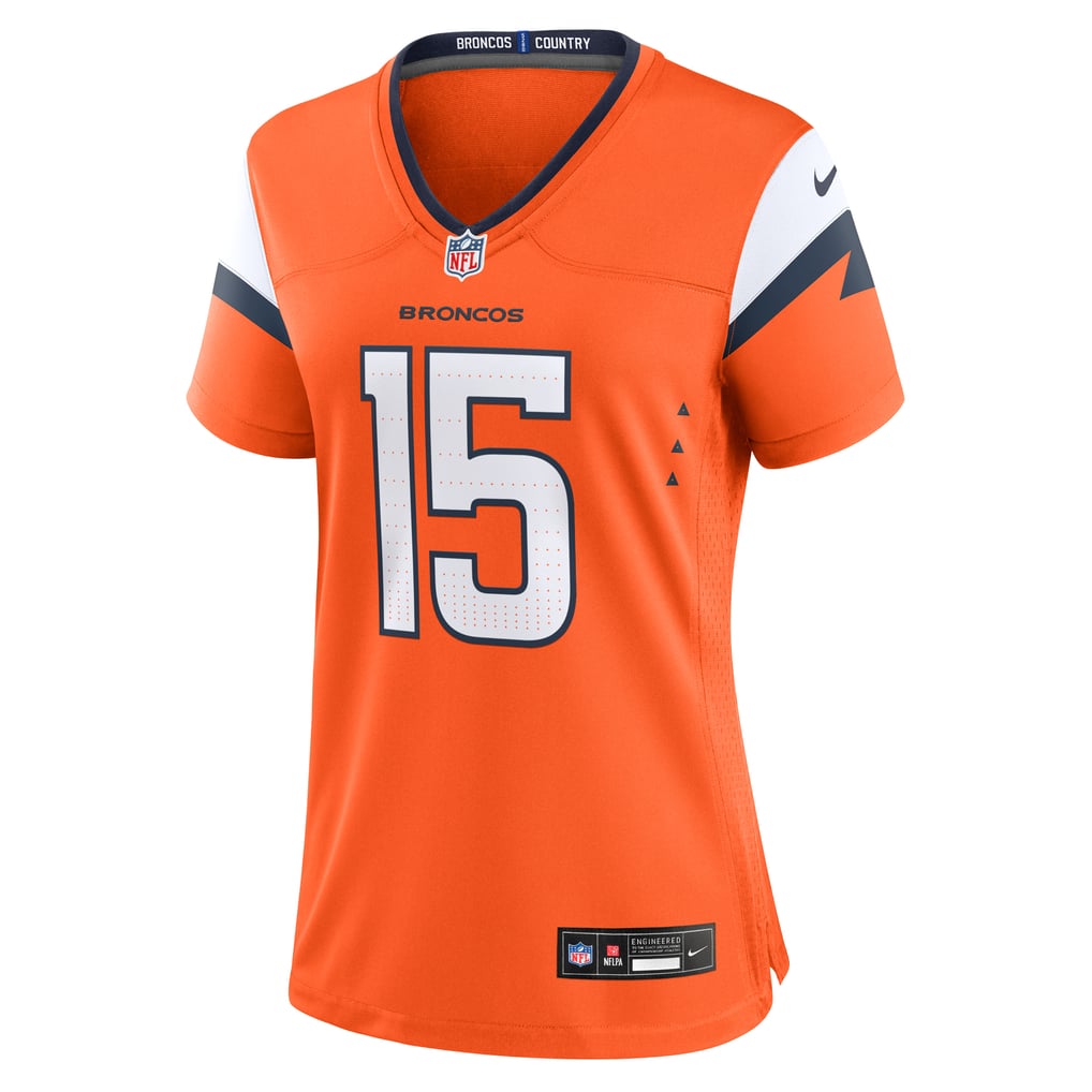 Women's Denver Broncos Nik Bonitto Nike  Orange Team Game Jersey - Image 3