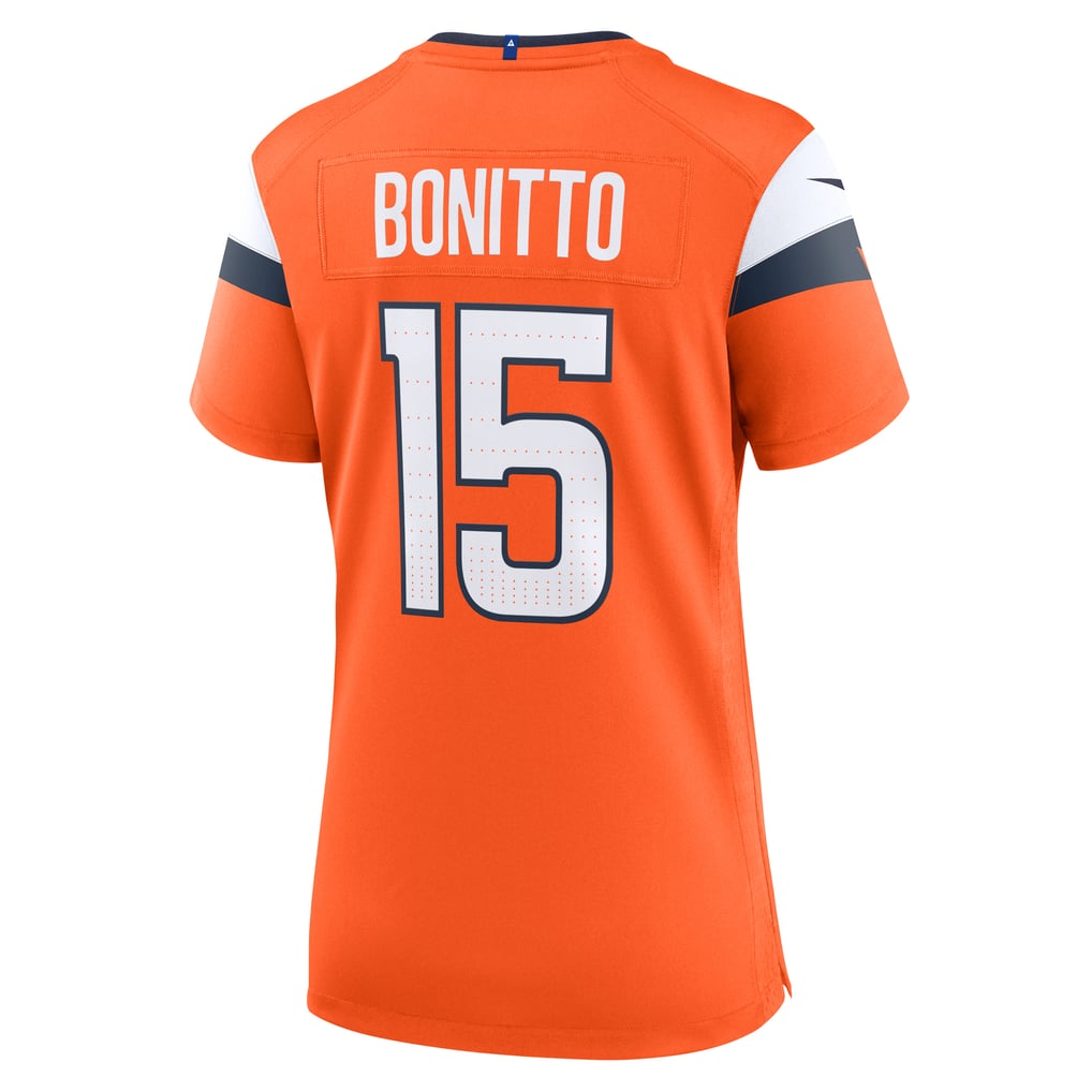 Women's Denver Broncos Nik Bonitto Nike  Orange Team Game Jersey - Image 4