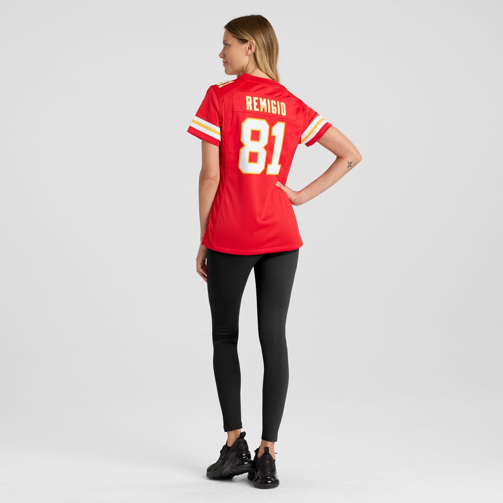 Women's Kansas City Chiefs Nikko Remigio Nike  Red Team Game Jersey - Image 6