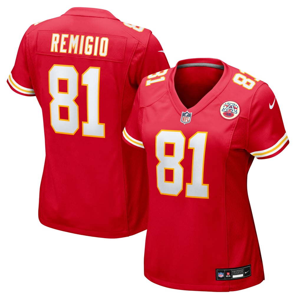 Women's Kansas City Chiefs Nikko Remigio Nike  Red Team Game Jersey - Image 1