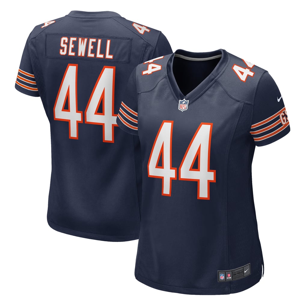 Women's Chicago Bears Noah Sewell Nike Navy Game Jersey - Image 1