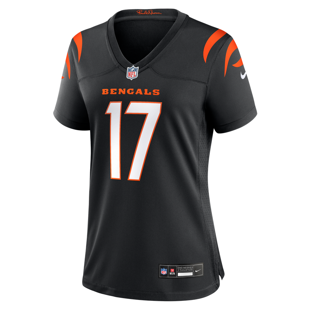 Women's Cincinnati Bengals Noah Thomas Nike Black Team Game Jersey - Image 7