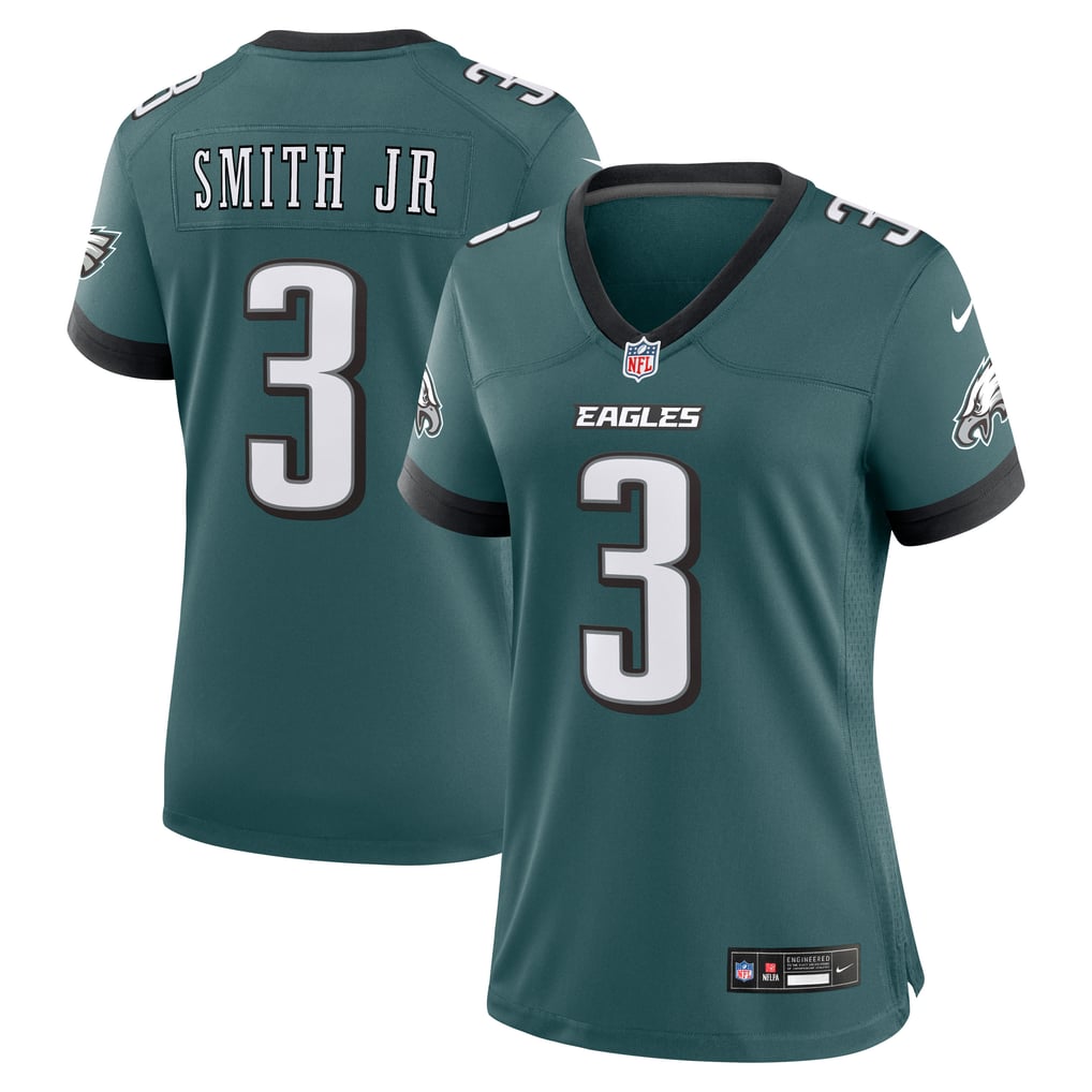 Women's Philadelphia Eagles Nolan Smith Jr. Nike  Midnight Green Team Game Jersey - Image 1