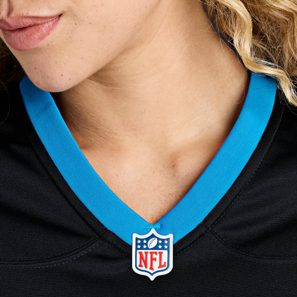 Women's Carolina Panthers Number 1 Bride Nike Black Game Jersey - Image 9