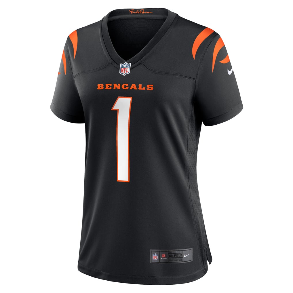 Women's Cincinnati Bengals Number 1 Bride Nike Black Game Jersey - Image 3