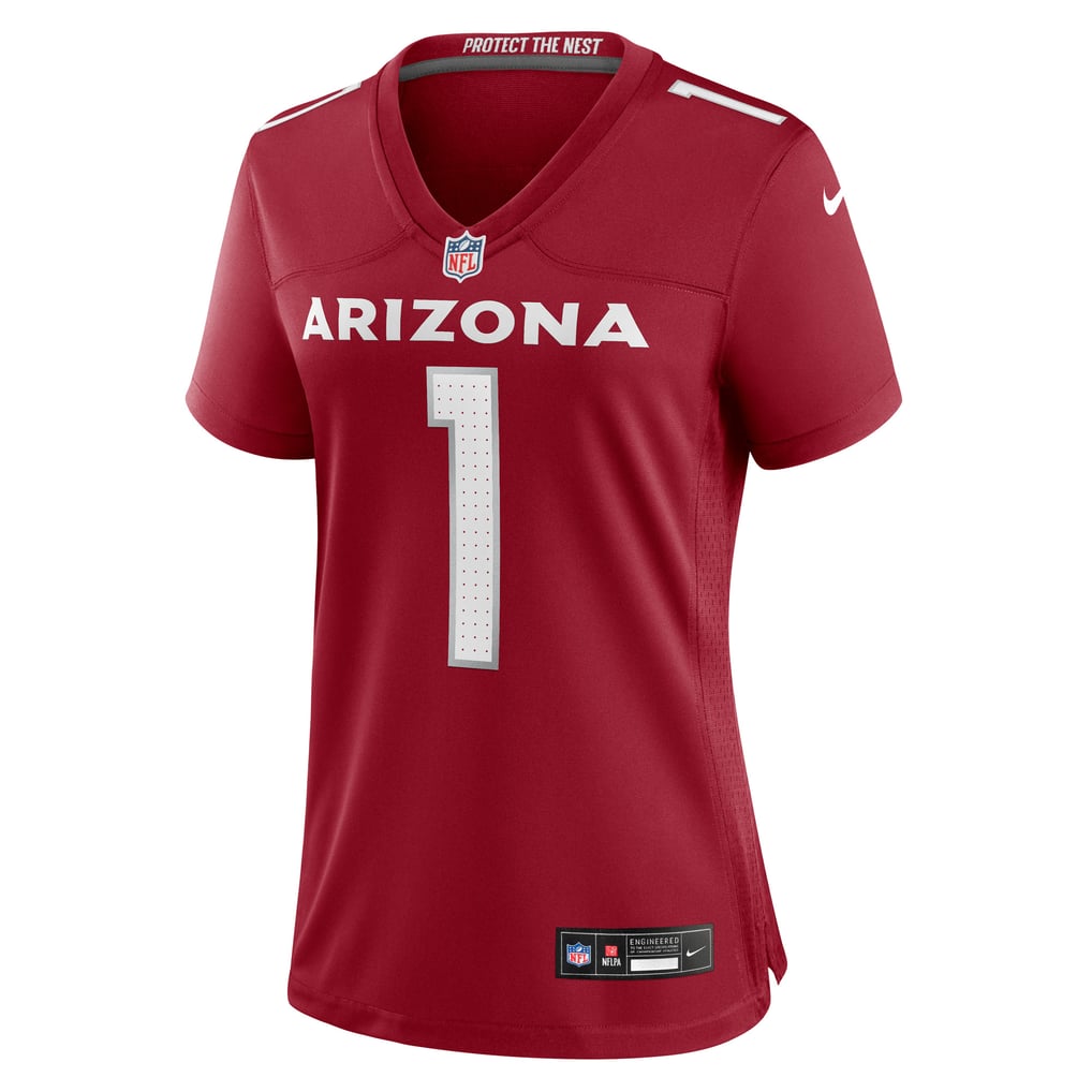 Women's Arizona Cardinals Number 1 Bride Nike Cardinal Game Jersey - Image 3