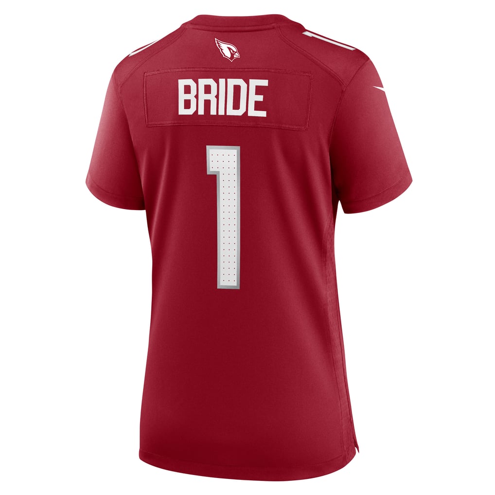 Women's Arizona Cardinals Number 1 Bride Nike Cardinal Game Jersey - Image 4