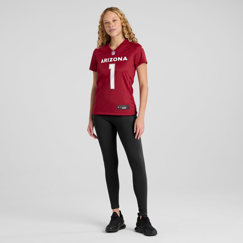 Women's Arizona Cardinals Number 1 Bride Nike Cardinal Game Jersey - Image 5