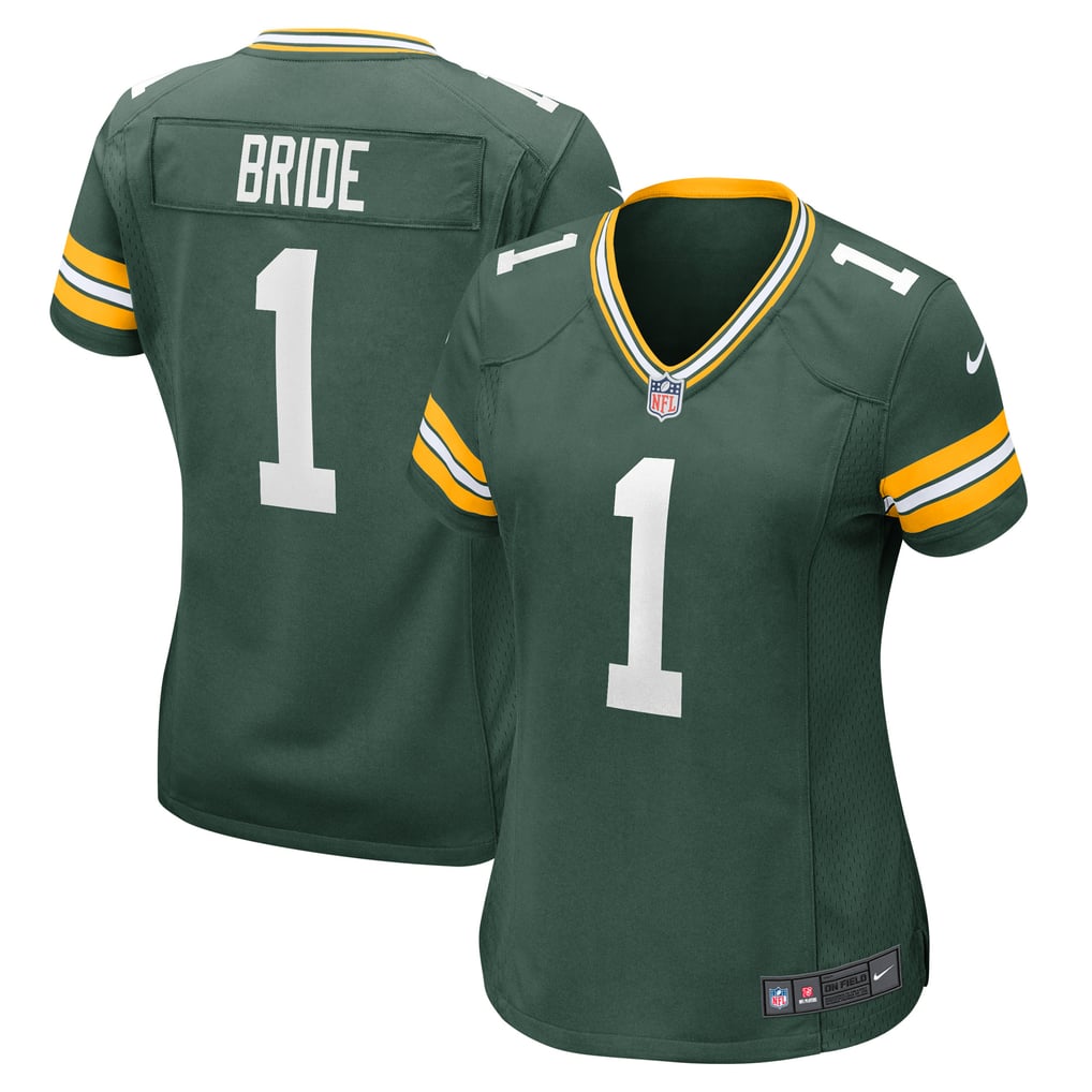 Women's Green Bay Packers Number 1 Bride Nike Green Game Jersey - Image 1