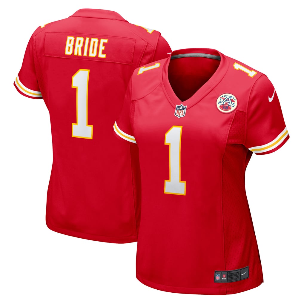 Women's Kansas City Chiefs Number 1 Bride Nike Red Game Jersey - Image 2