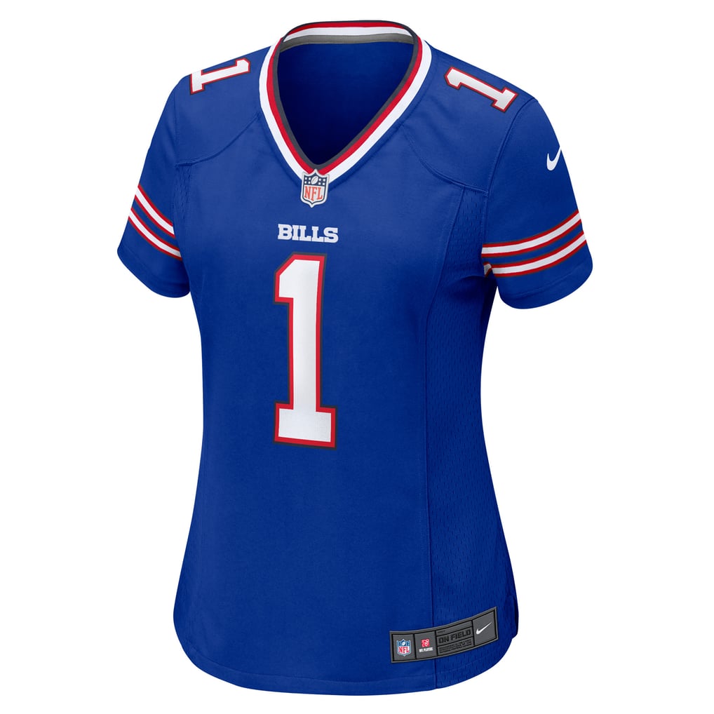 Women's Buffalo Bills Number 1 Bride Nike Royal Game Jersey - Image 3