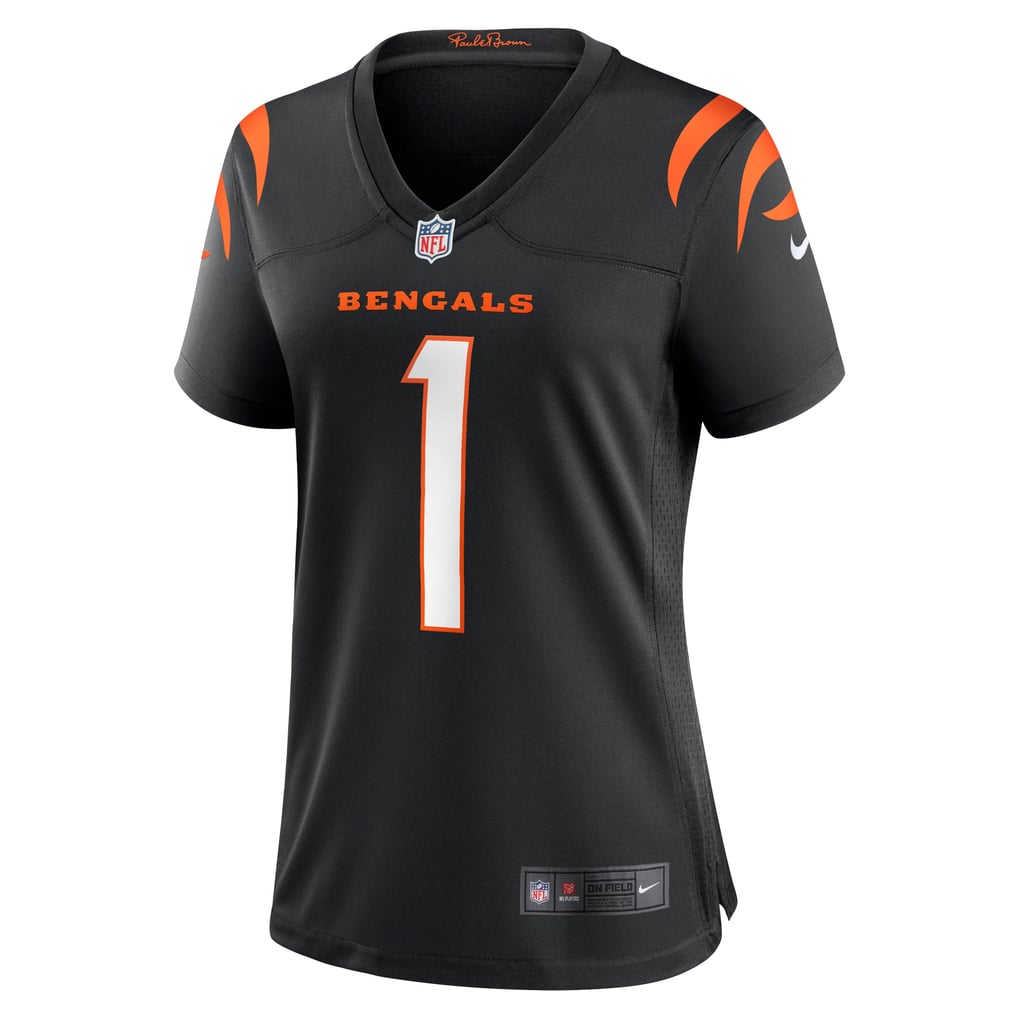 Women's Cincinnati Bengals Number 1 Mom Nike Black Game Jersey - Image 3