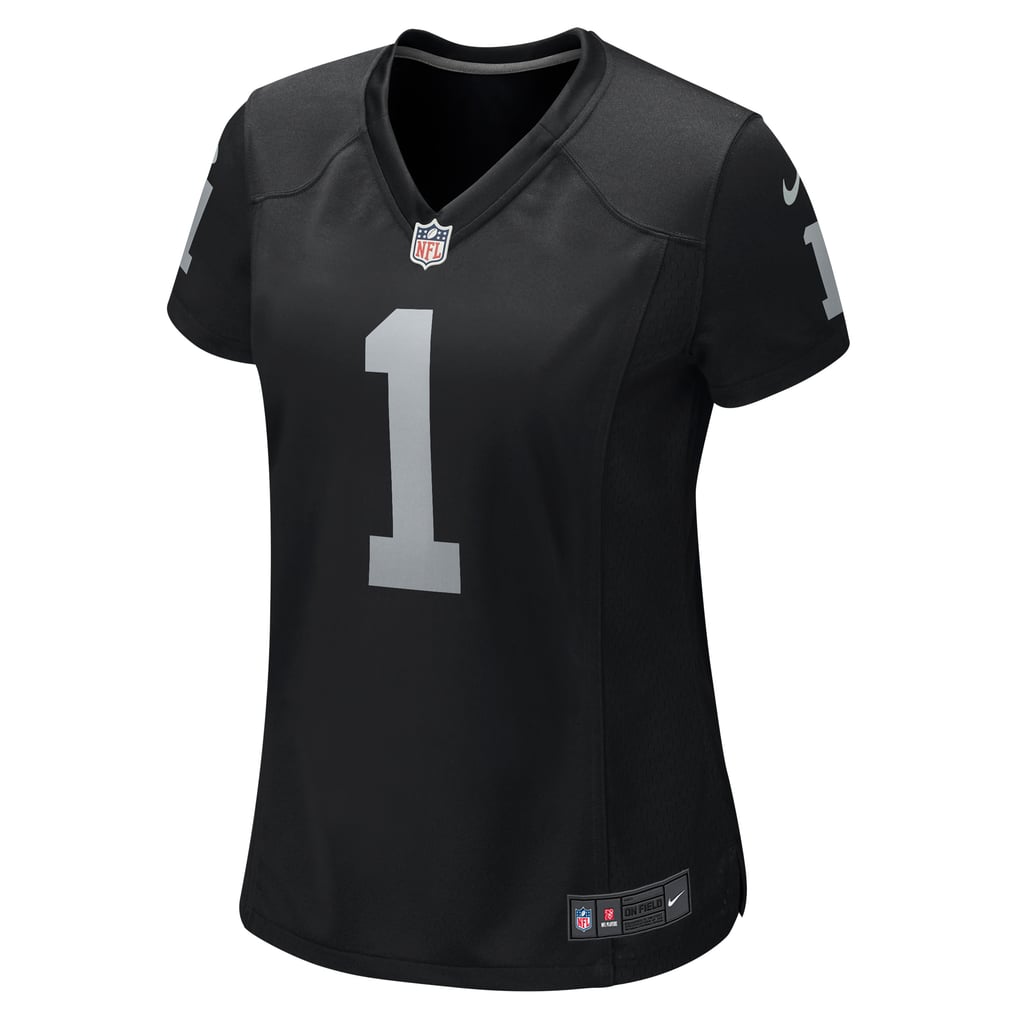 Women's Las Vegas Raiders Number 1 Mom Nike Black Game Jersey - Image 3