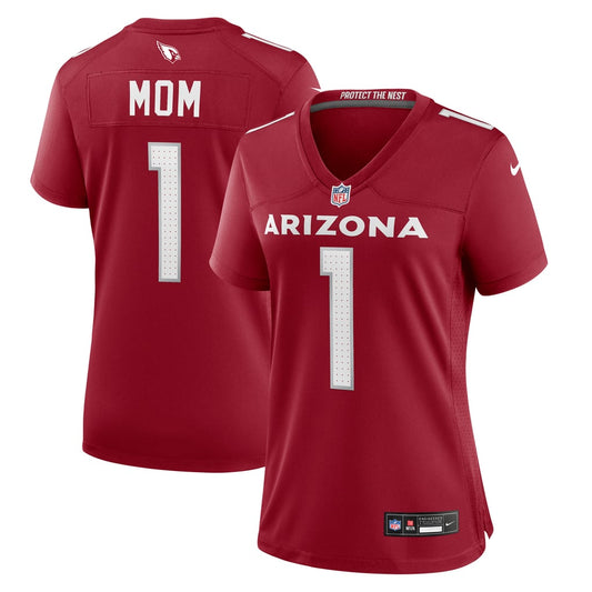 Women's Arizona Cardinals Number 1 Mom Nike Cardinal Game Jersey - Image 1