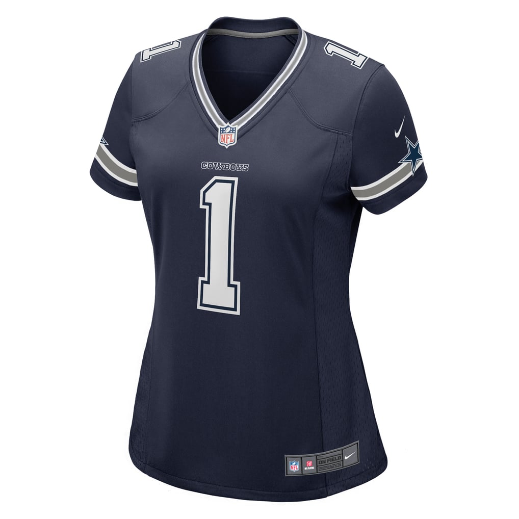 Women's Dallas Cowboys Number 1 Mom Nike Navy Game Jersey - Image 3