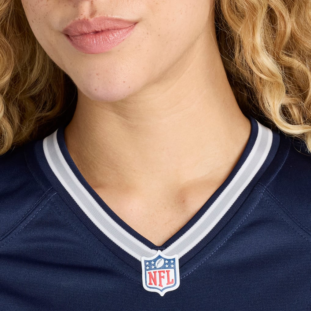 Women's Dallas Cowboys Number 1 Mom Nike Navy Game Jersey - Image 9