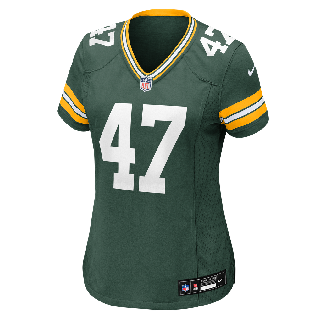 Women's Green Bay Packers Nyjalik Kelly Nike Green Team Game Jersey - Image 5
