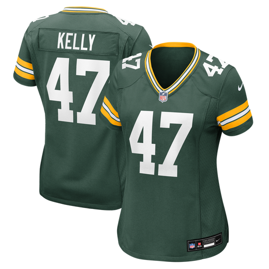 Women's Green Bay Packers Nyjalik Kelly Nike Green Team Game Jersey - Image 1
