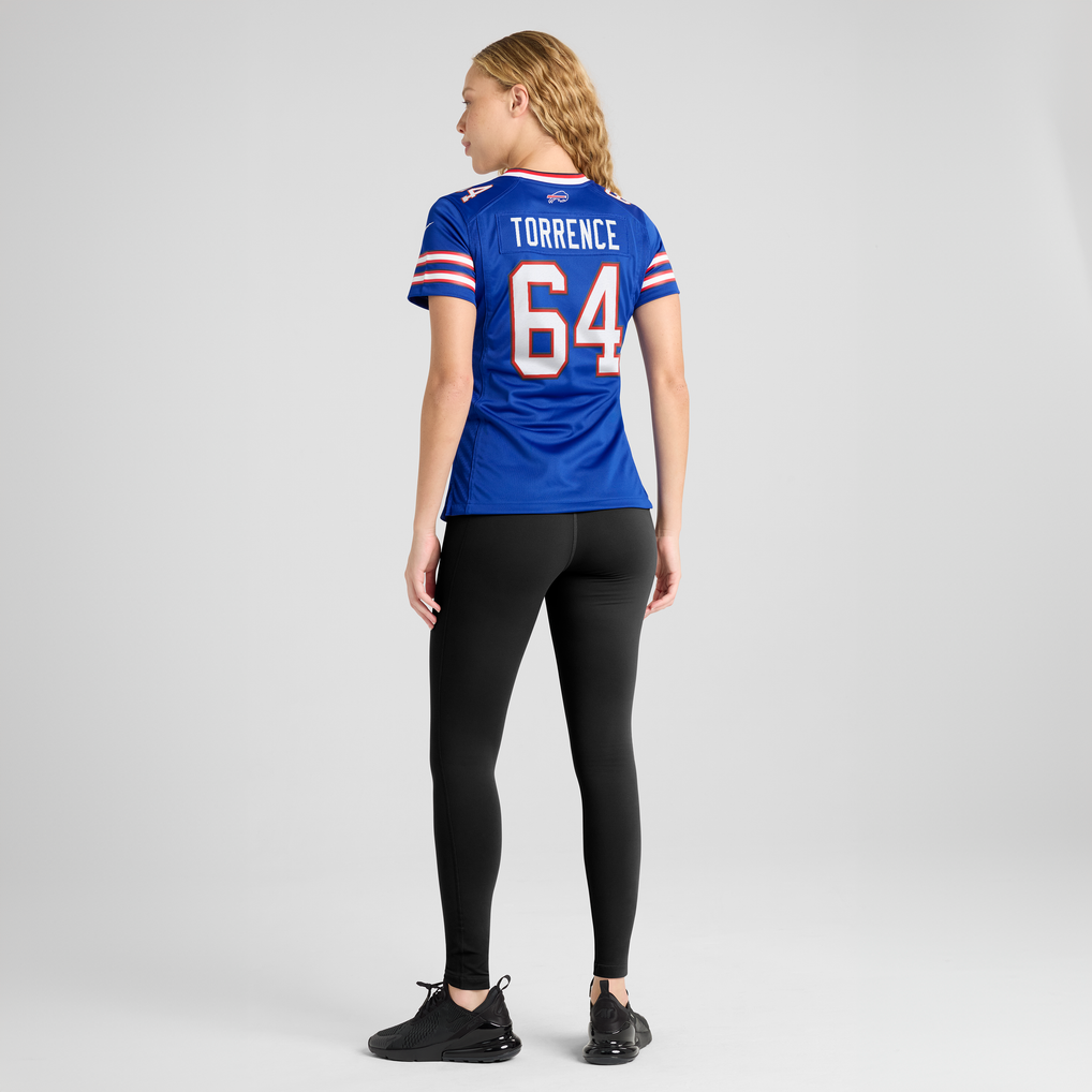 Women's Buffalo Bills O'Cyrus Torrence Nike Royal Home Game Jersey - Image 6