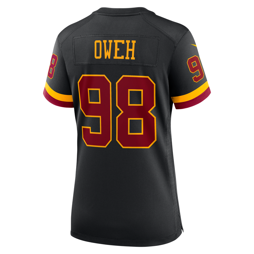 Women's Washington Commanders Odafe Oweh Nike Black Alternate Hail Raiser Game Jersey - Image 4